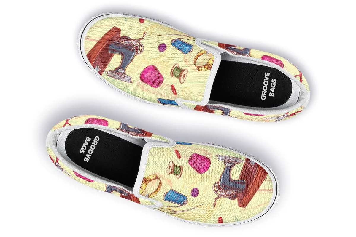 Sewing Lovers Slip-On Shoes