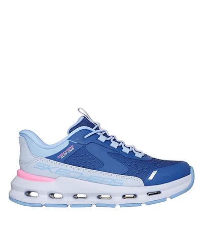 SKECHERS SLIP INS GLIDE JR NAVY PINK