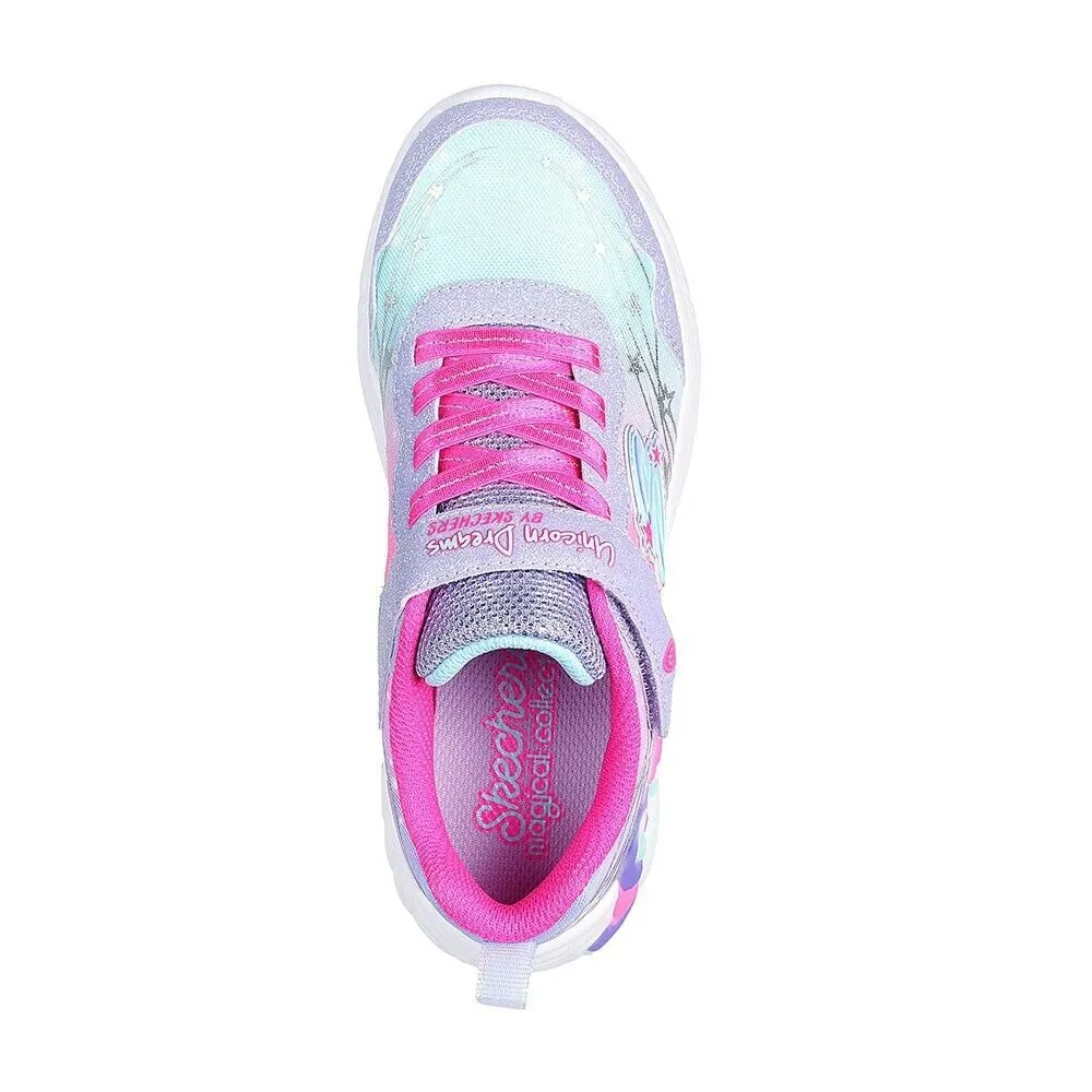 Skechers Unicorn Dreams Wishful Magic 302299L-LVHP Sneaker Kid 10.5 Multi FZP481