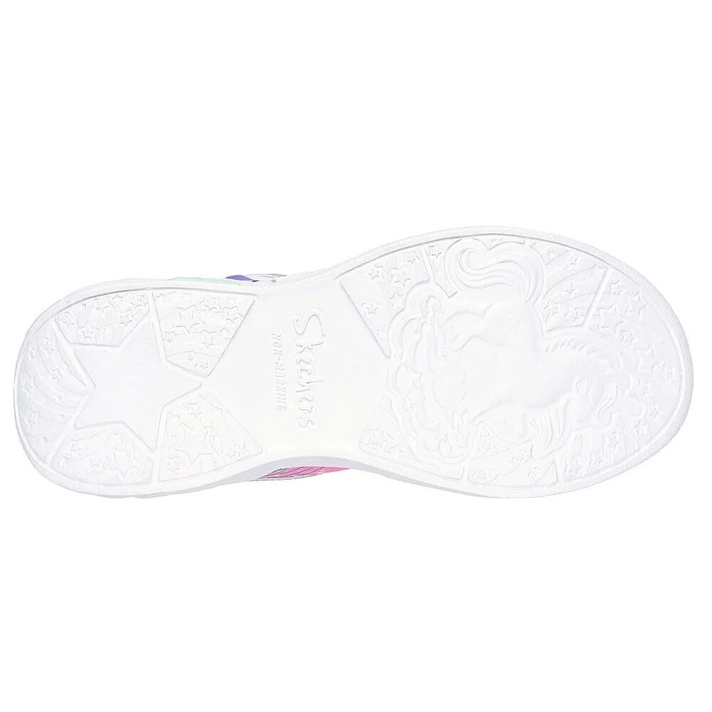 Skechers Unicorn Dreams Wishful Magic 302299L-LVHP Sneaker Kid 10.5 Multi FZP481