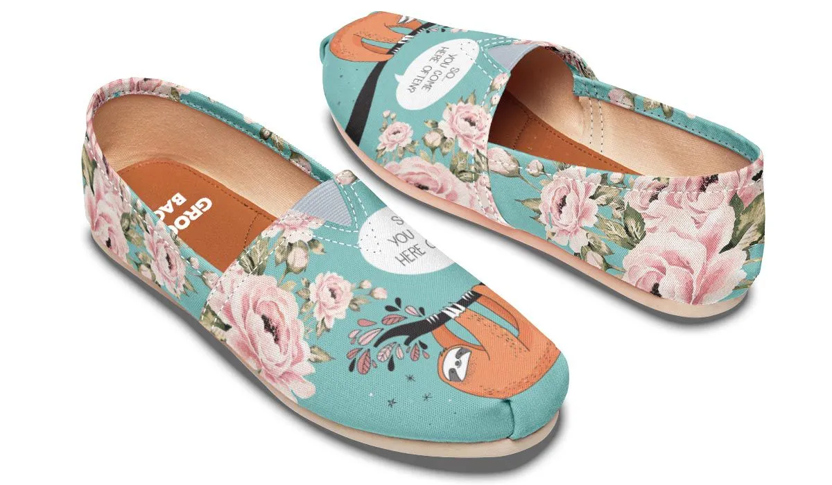 Sloth Talk Casual Shoes