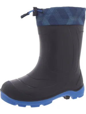 Snowbuster Girls Lined Rubber Snow Boots