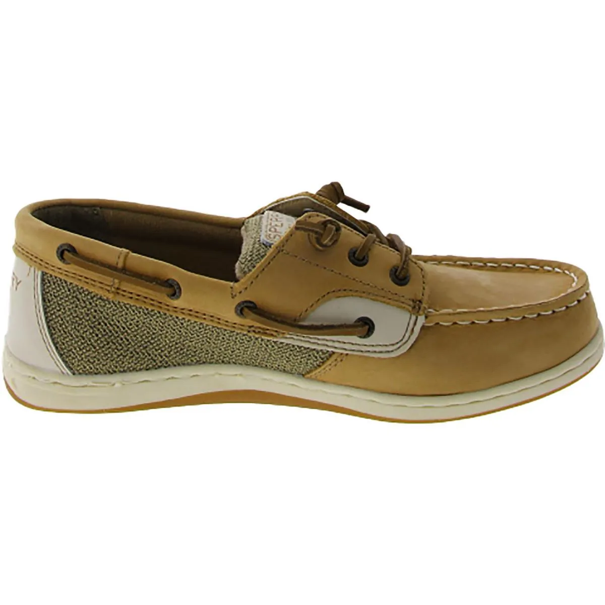 Songfish Girls Memory Foam Leather Boat Shoes