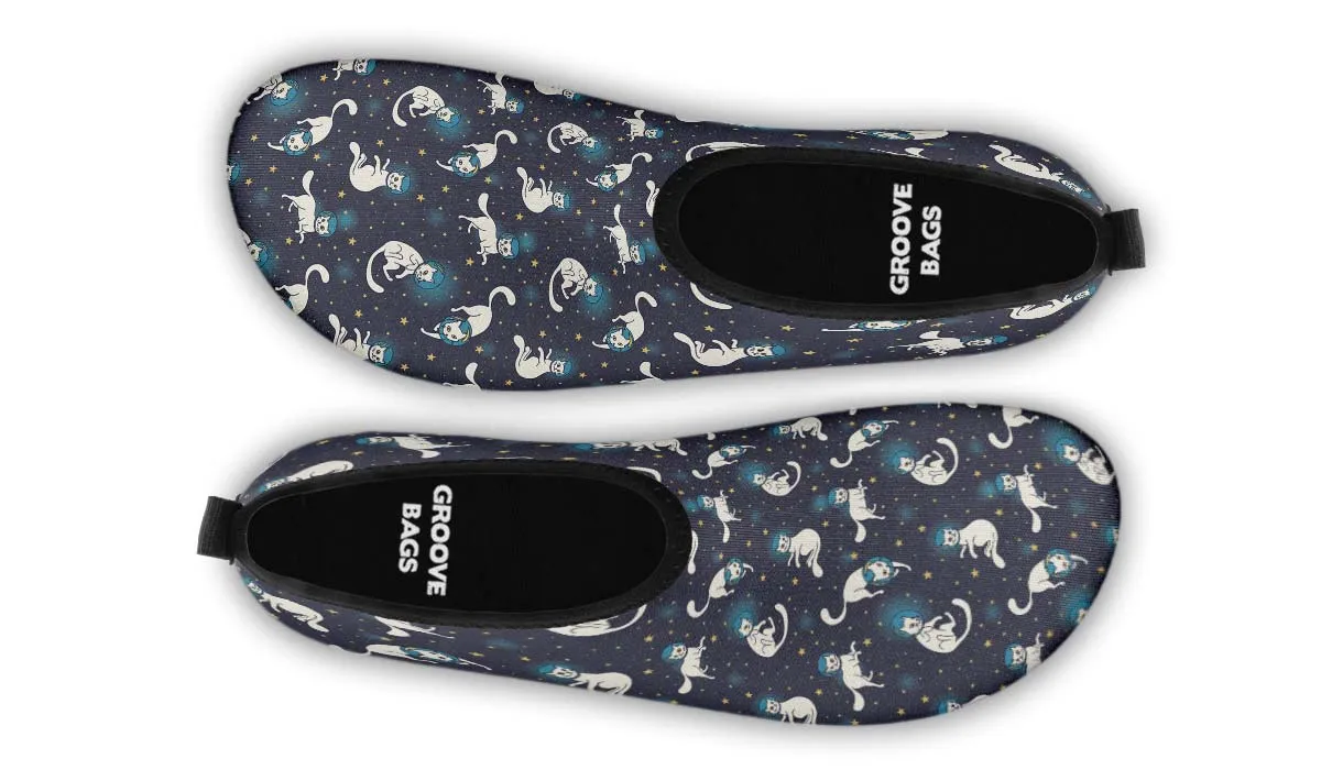 Space Kitty Aqua Barefoot Shoes