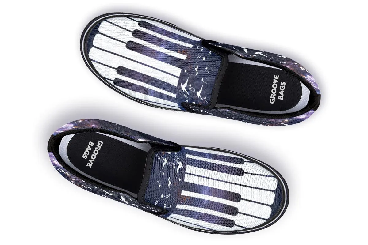 Space Piano Slip-On Shoes