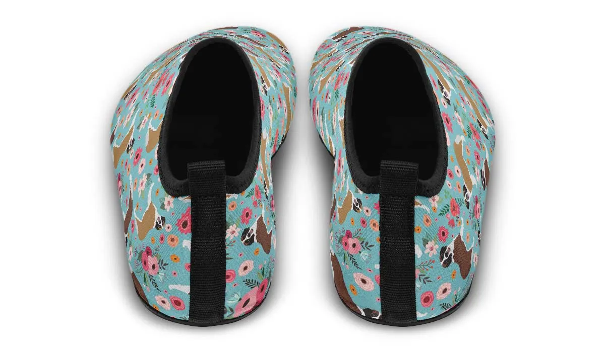 St. Bernard Flower Aqua Barefoot Shoes
