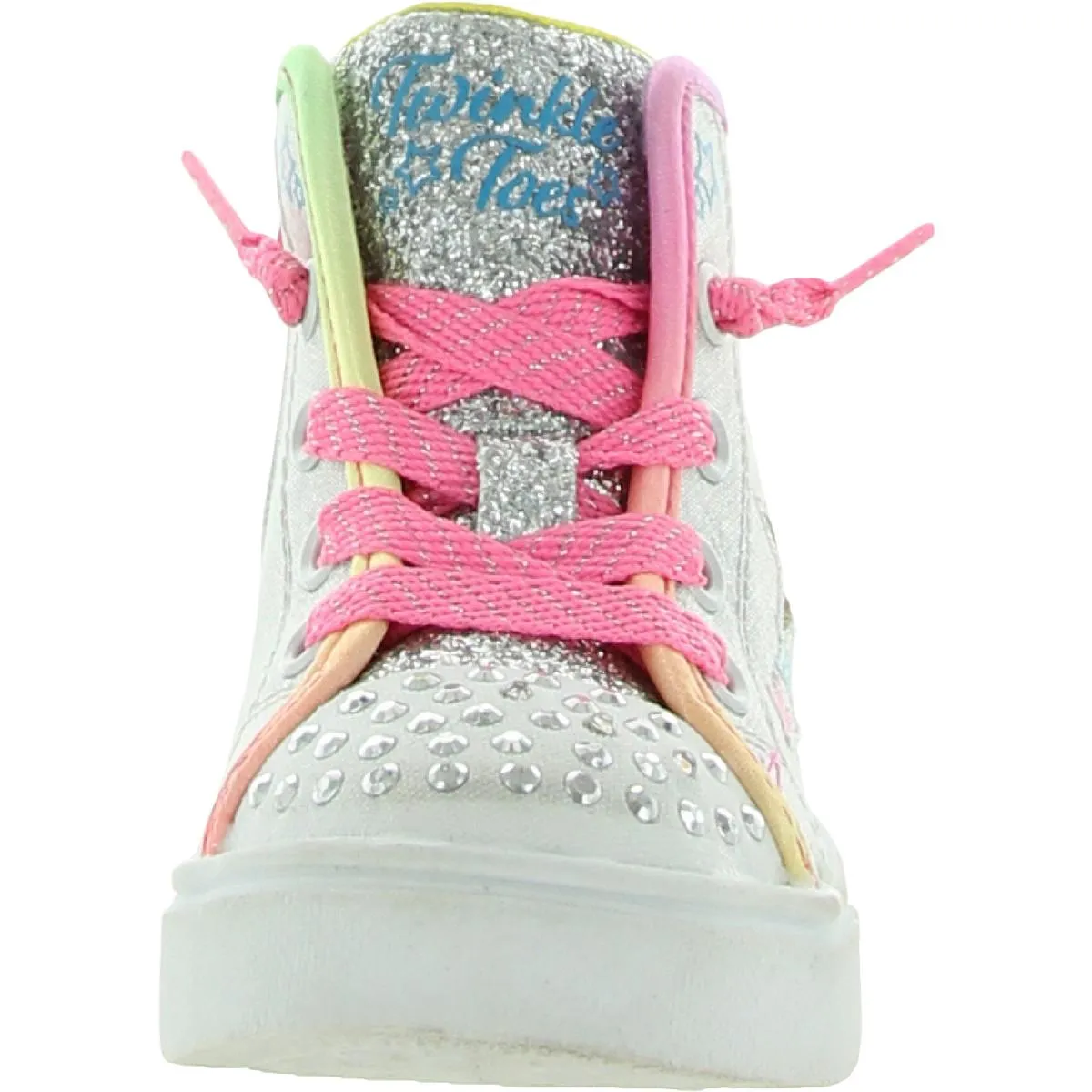 Star Glitz Girls Glitter High Top Light-Up Shoes