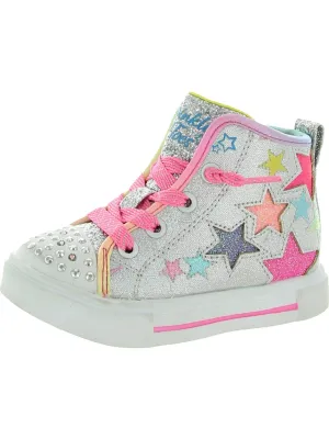 Star Glitz Girls Glitter High Top Light-Up Shoes