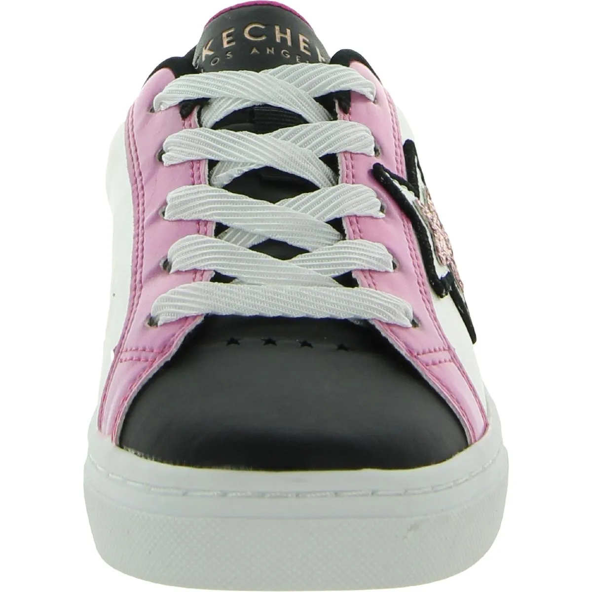 Star Shines  Girls Faux Leather Lifestyle Casual and Fashion Sneakers