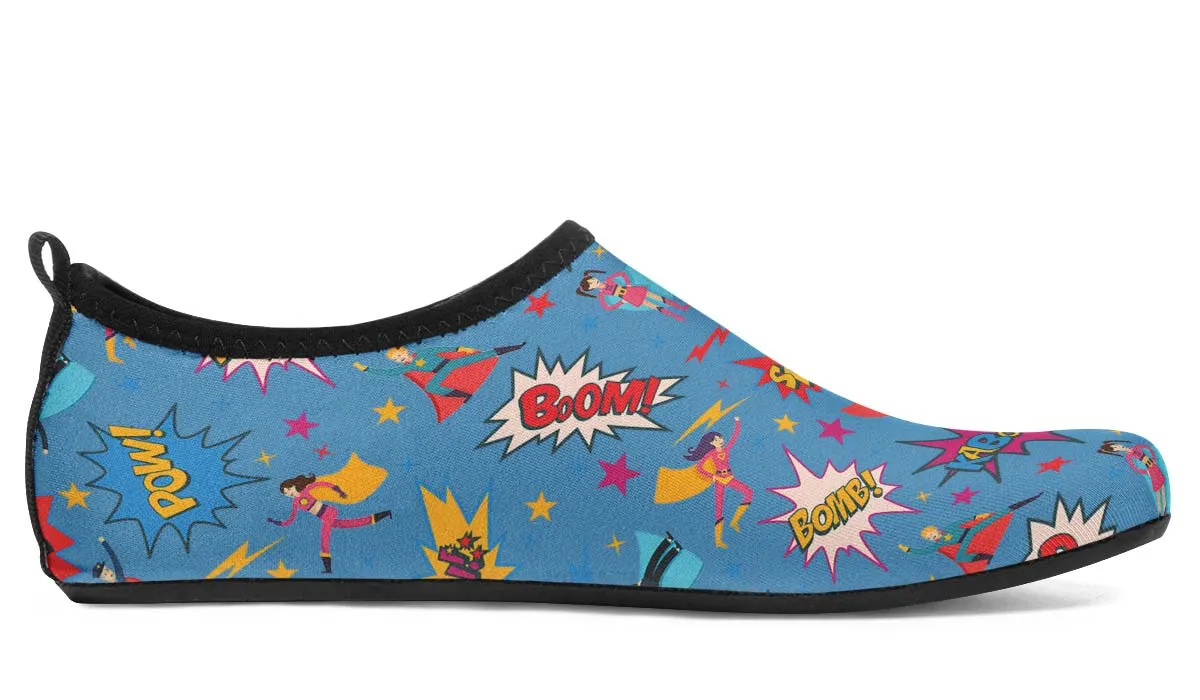 Superhero Occupation Aqua Barefoot Shoes