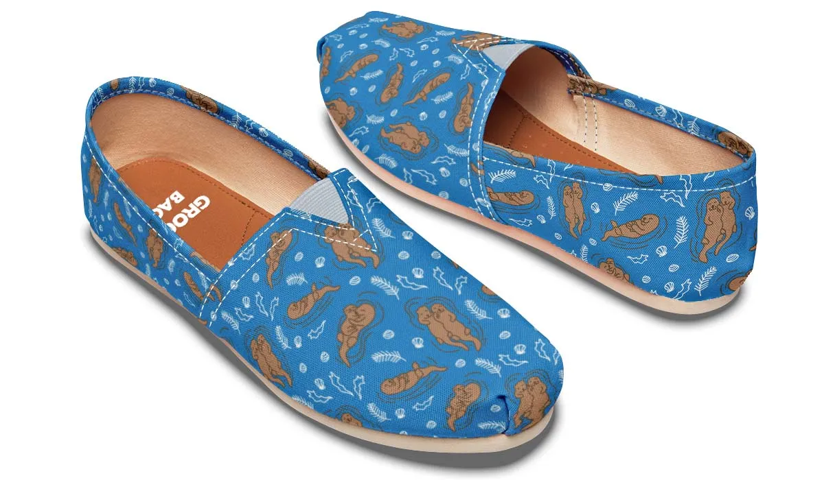 Swimming Sea Otters Casual Shoes