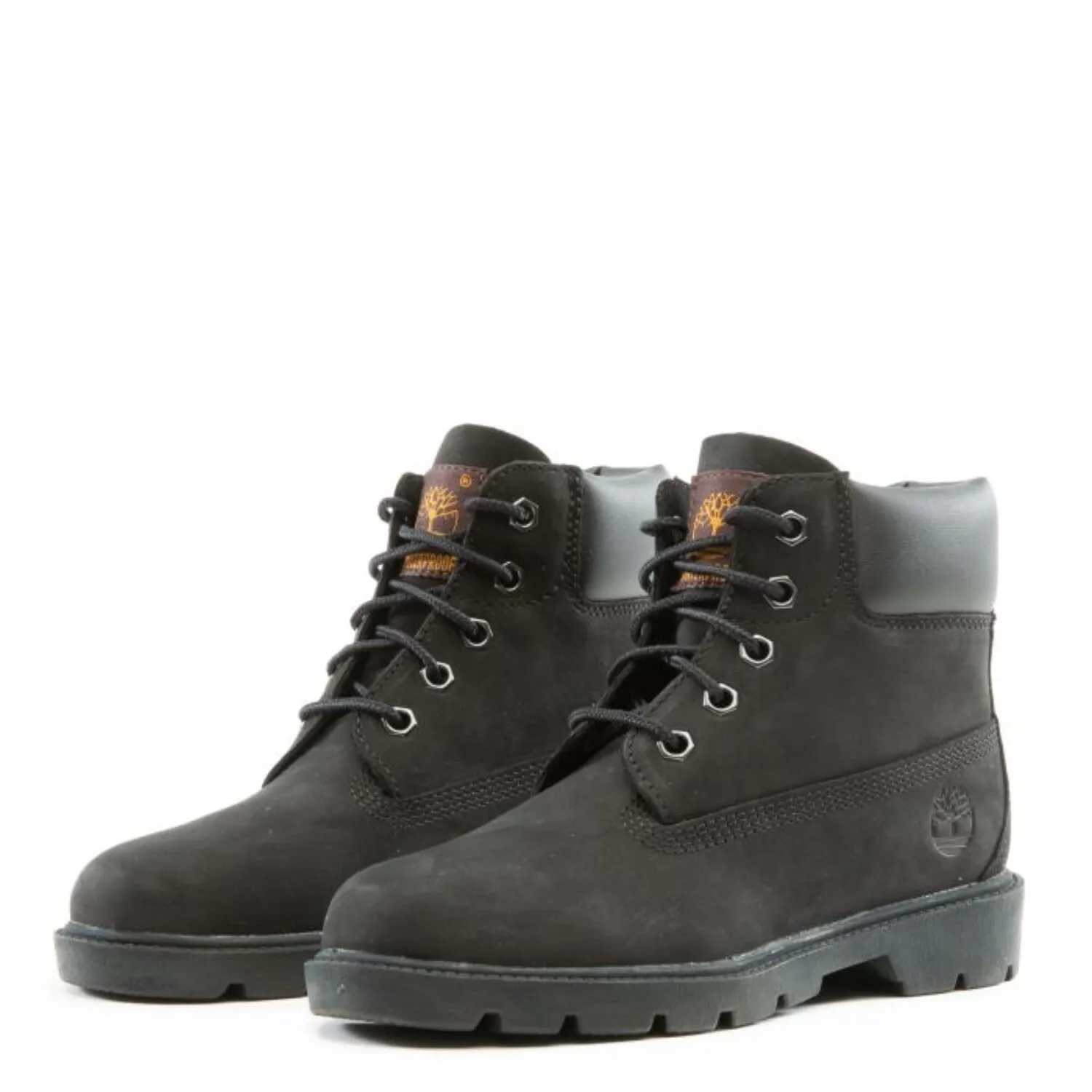 Timberland 6 Inch Classic Boot Black Nubuck  TB-010710-001 Pre-School