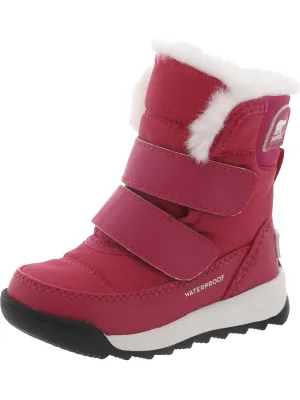 Toddler Whitney II Strap Girls Faux Fur Lined Adjustable Winter & Snow Boots