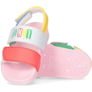 Tommy Hilfiger Logo Velcro Sandal White/Multi