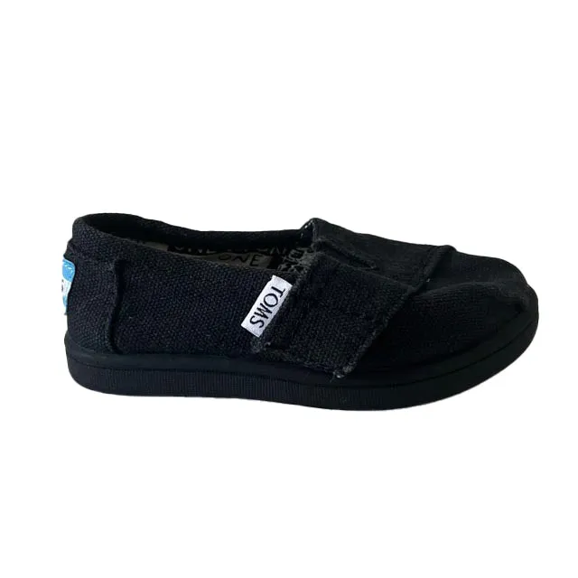 Tom's Boys Black Shoes