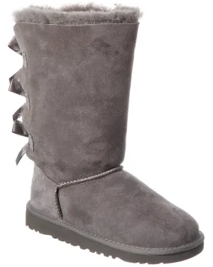 UGG Bailey Bow Tall Suede & Shearling Boot