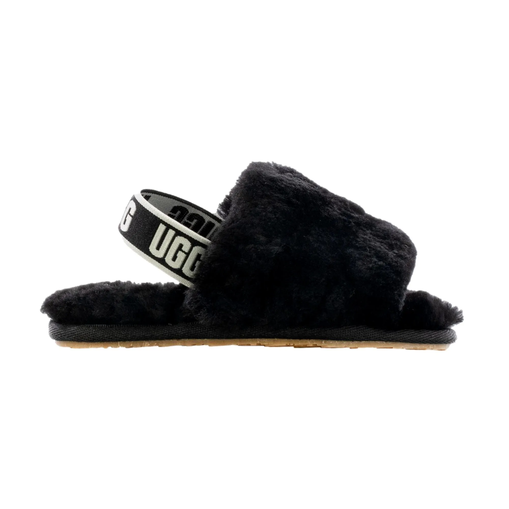UGG Fluff Yeah Slide Black  1098579T-BLK Toddler
