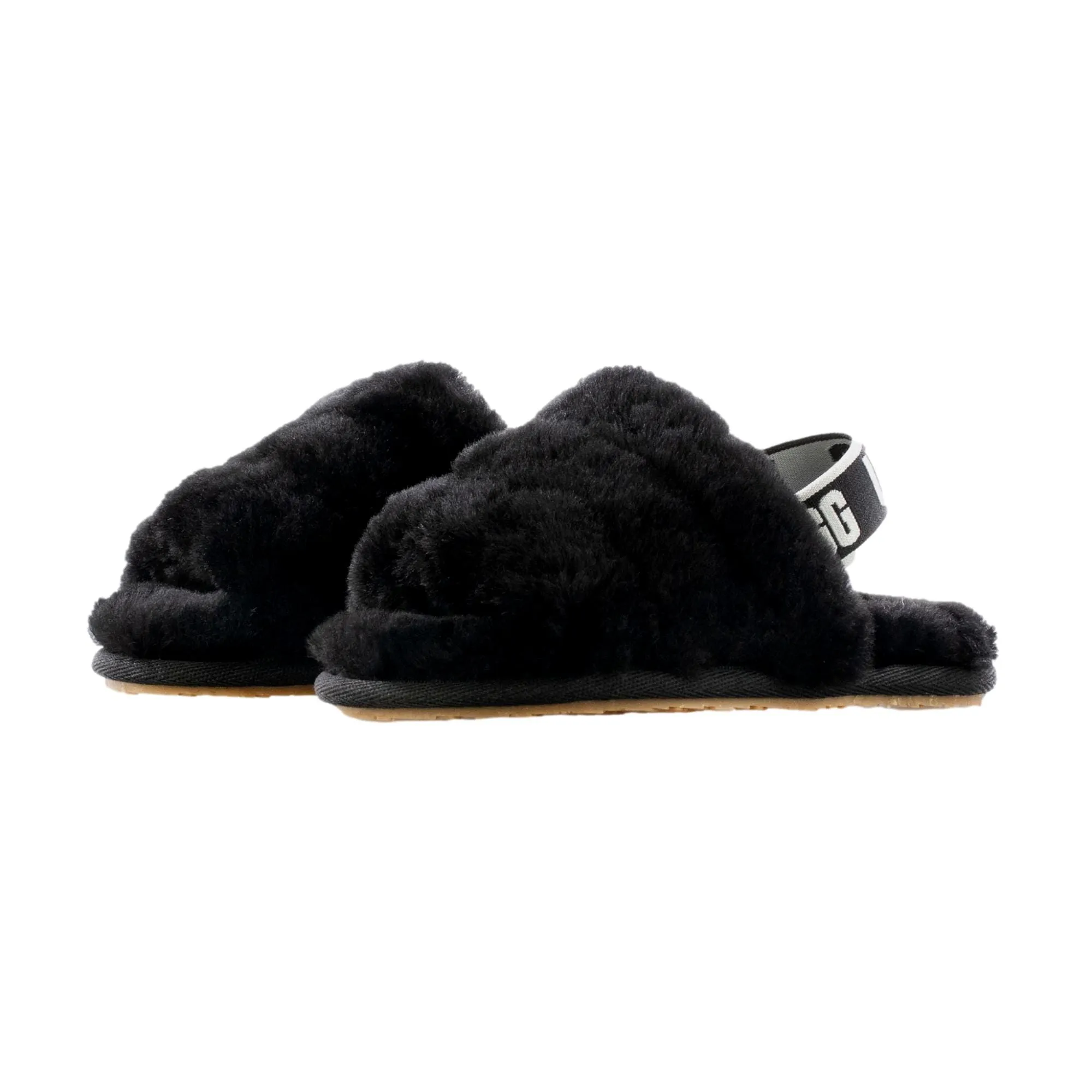 UGG Fluff Yeah Slide Black  1098579T-BLK Toddler