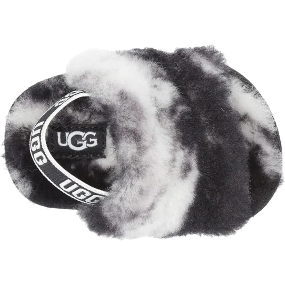 UGG Fluff Yeah Slide Marble Black  1123638T-BLK Toddler