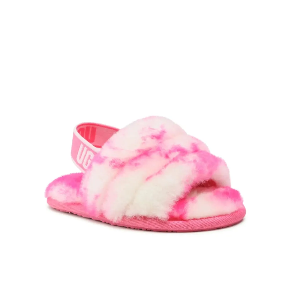 UGG Fluff Yeah Slide Marble Pink  1123638T-PRSPK Toddler