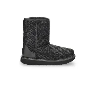 UGG? - Kids' (Infant & Preschool) Classic II Gel Hearts Boots (1143730T-BLK)