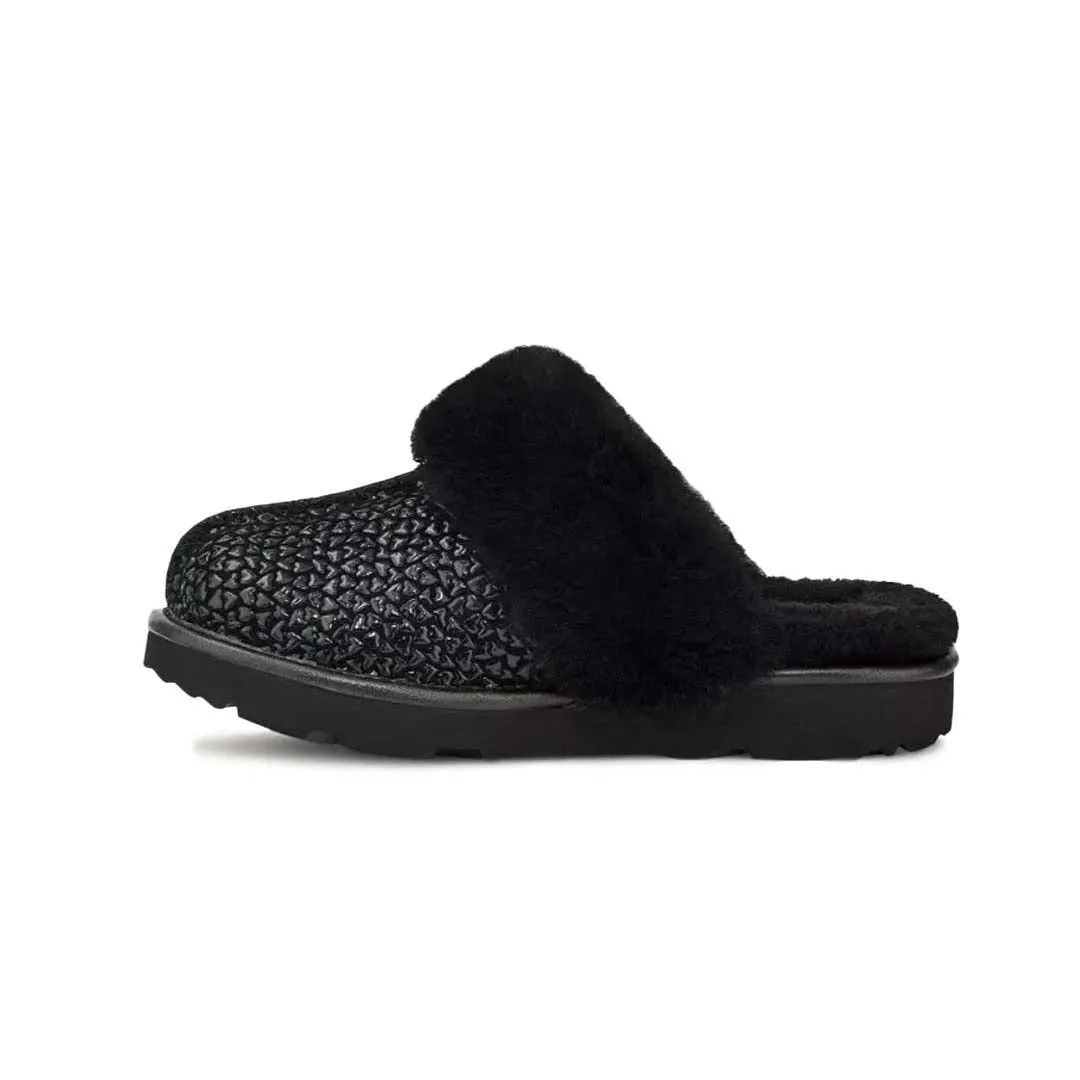 UGG? - Kids' (Infant & Preschool) Cozy II Gel Hearts Slides (1143801K-BLK)