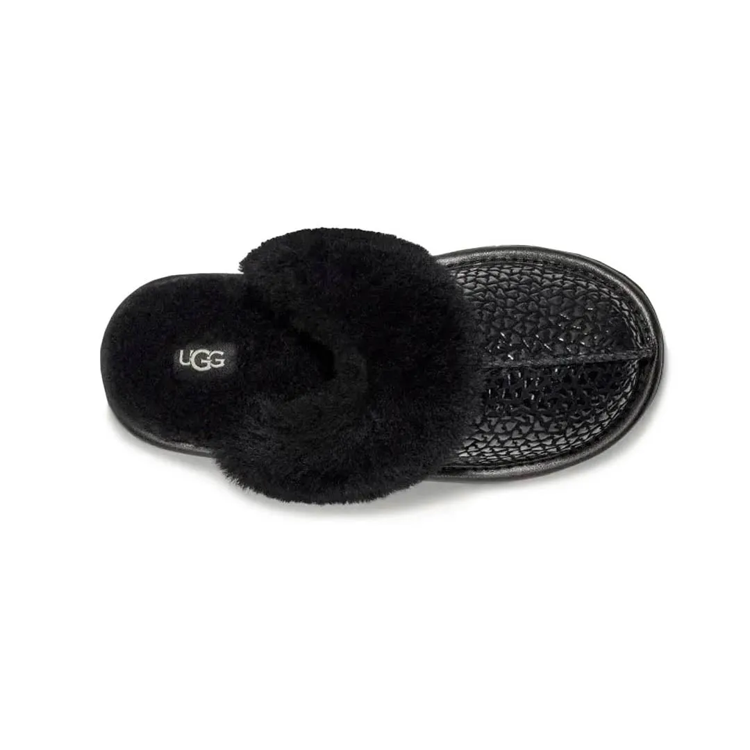 UGG? - Kids' (Infant & Preschool) Cozy II Gel Hearts Slides (1143801K-BLK)