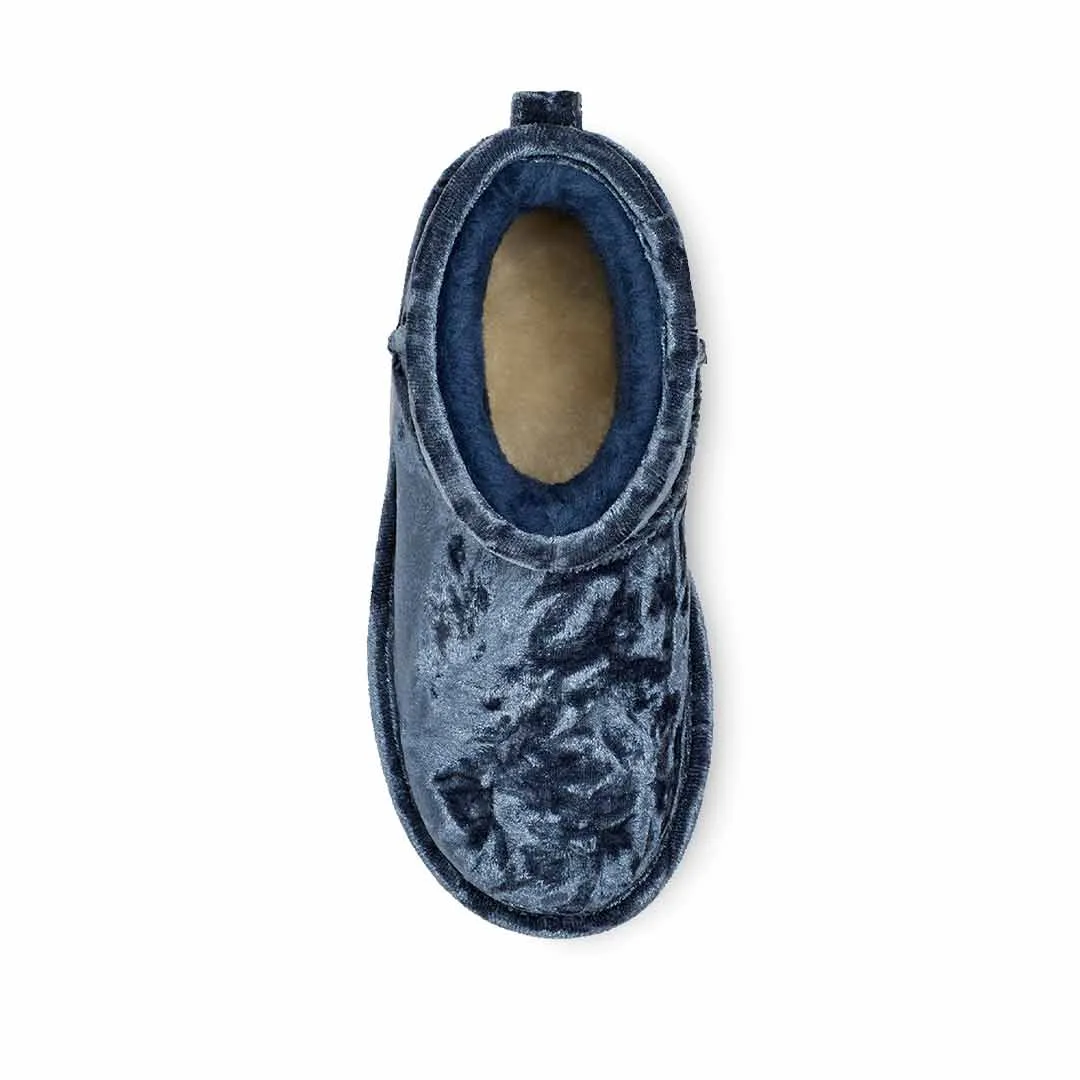 UGG? - Kids' (Junior) Classic Mini II Velvet Boots (1142070K-OCN)
