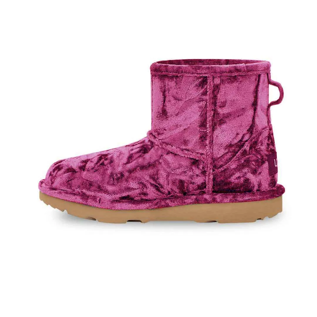 UGG? - Kids' (Junior) Classic Mini II Velvet Boots (1142070K-RSPS)