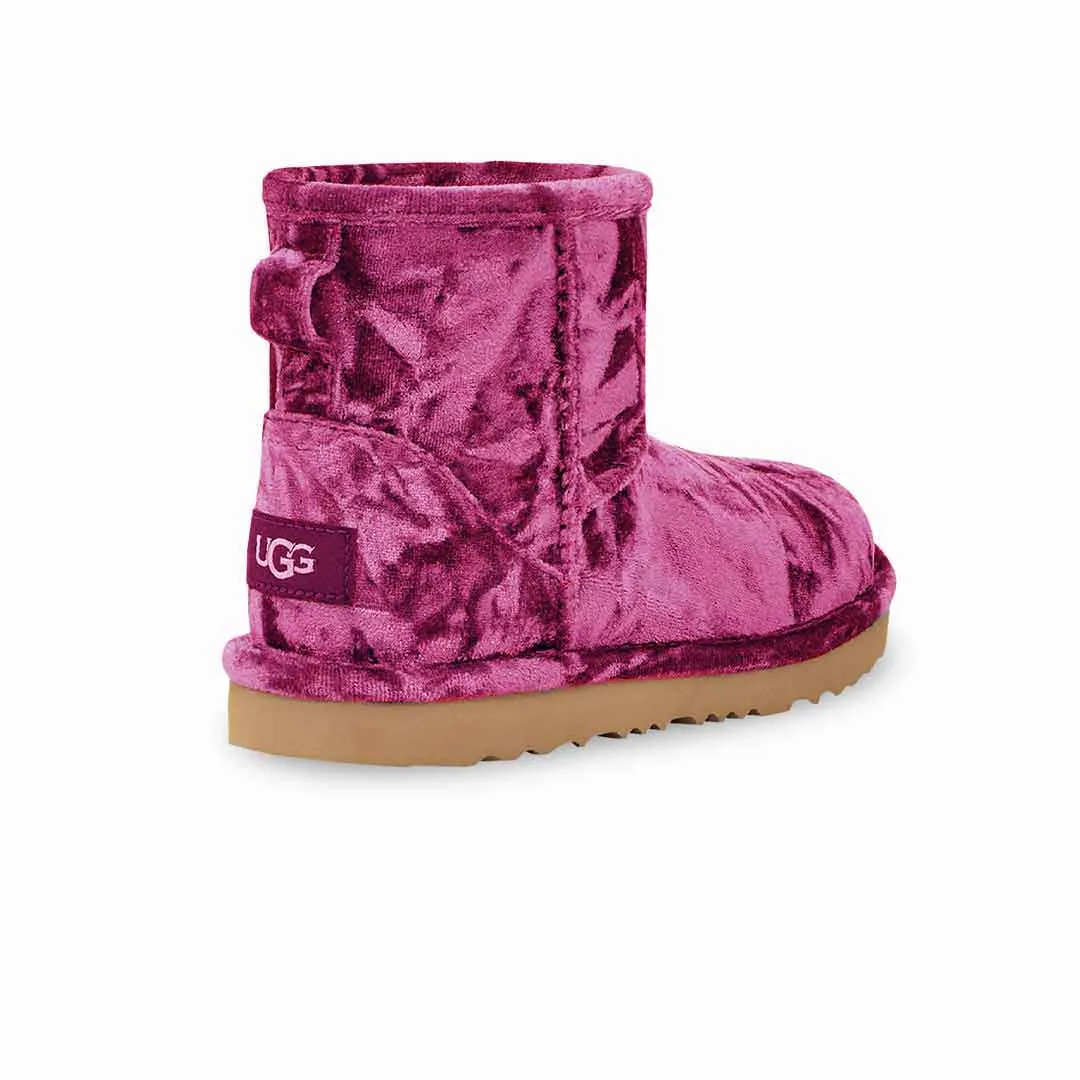 UGG? - Kids' (Junior) Classic Mini II Velvet Boots (1142070K-RSPS)