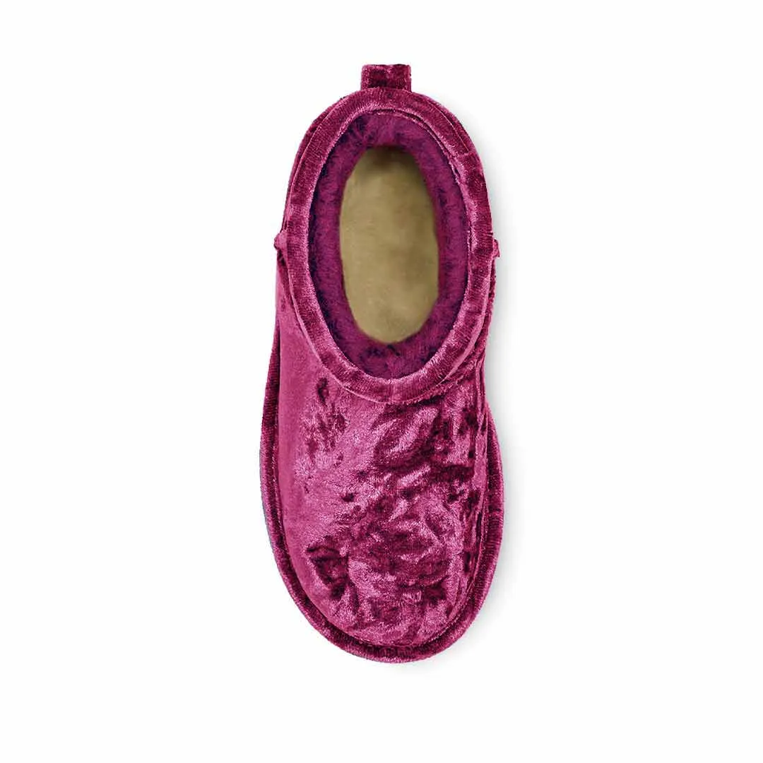 UGG? - Kids' (Junior) Classic Mini II Velvet Boots (1142070K-RSPS)