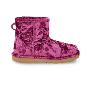 UGG? - Kids' (Junior) Classic Mini II Velvet Boots (1142070K-RSPS)