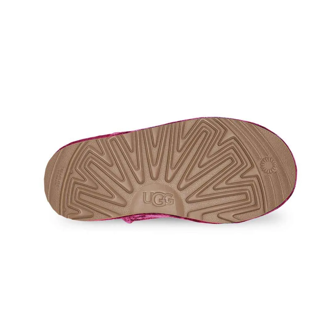 UGG? - Kids' (Junior) Classic Mini II Velvet Boots (1142070K-RSPS)