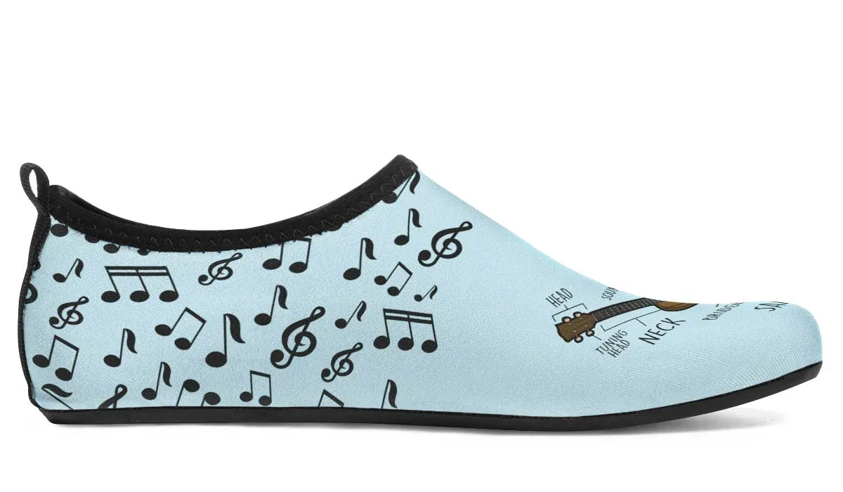 Ukulele Diagram Aqua Barefoot Shoes