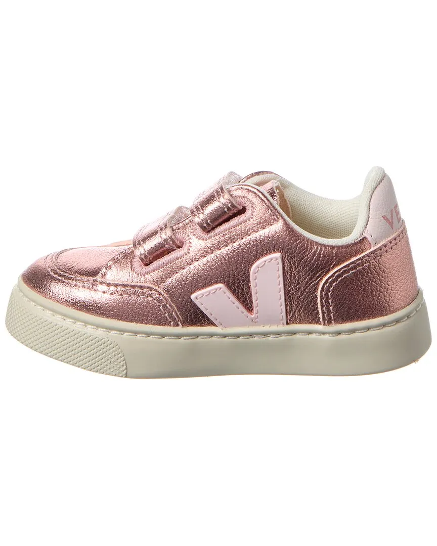 VEJA Small V-12 Chromefree Leather Sneaker