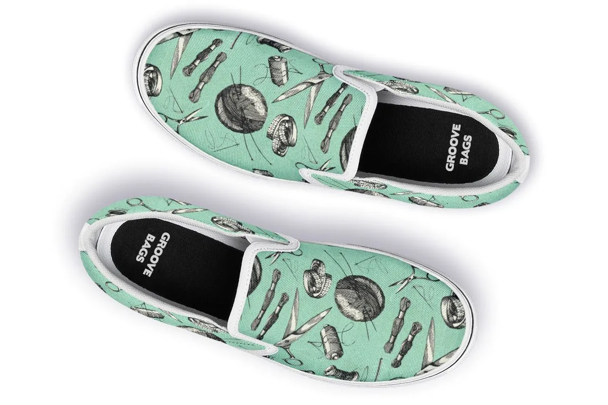 Vintage Sewing Slip-On Shoes