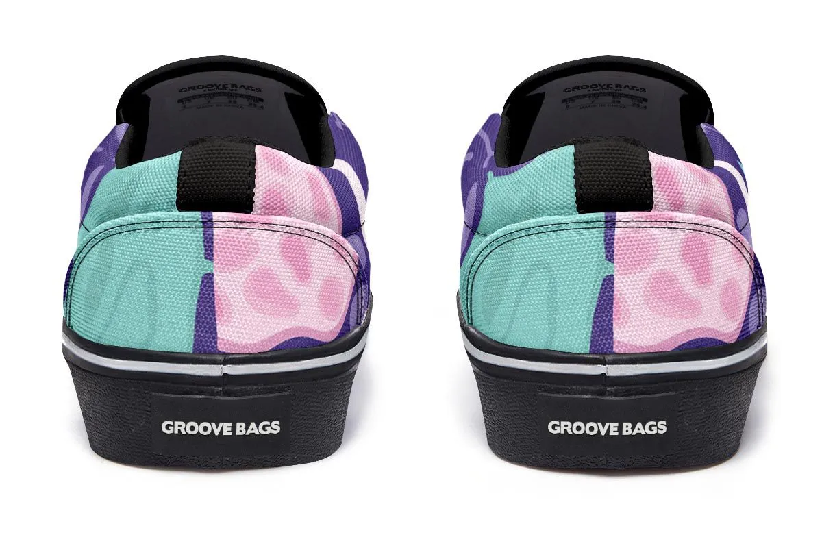 Virus And Bacteria Slip-On Shoes