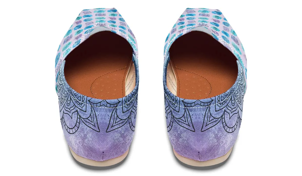 Watercolor Medical Set Casual Shoes