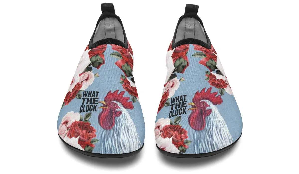 What The Cluck Aqua Barefoot Shoes