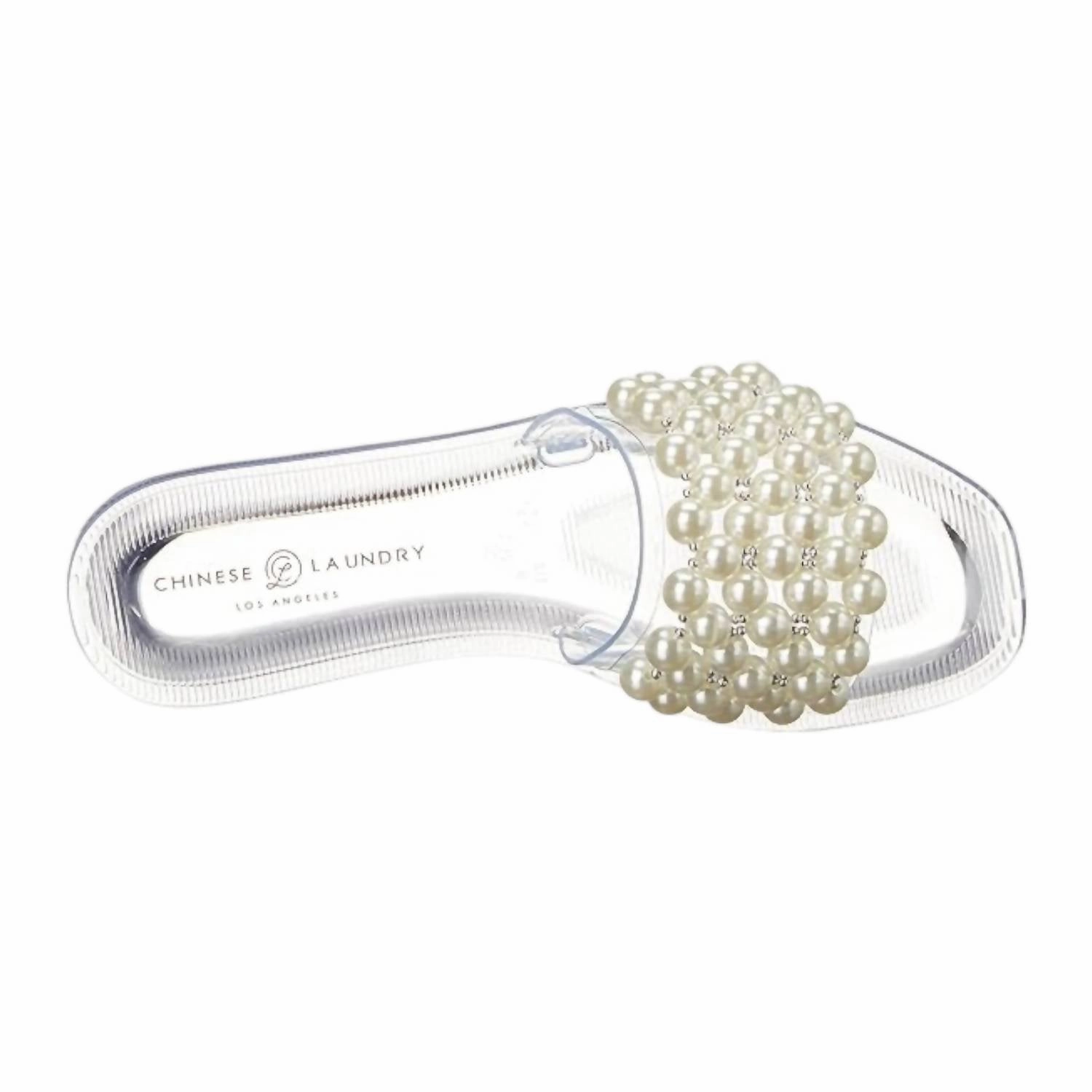 Women's Bryer Slide Sandal In Clear