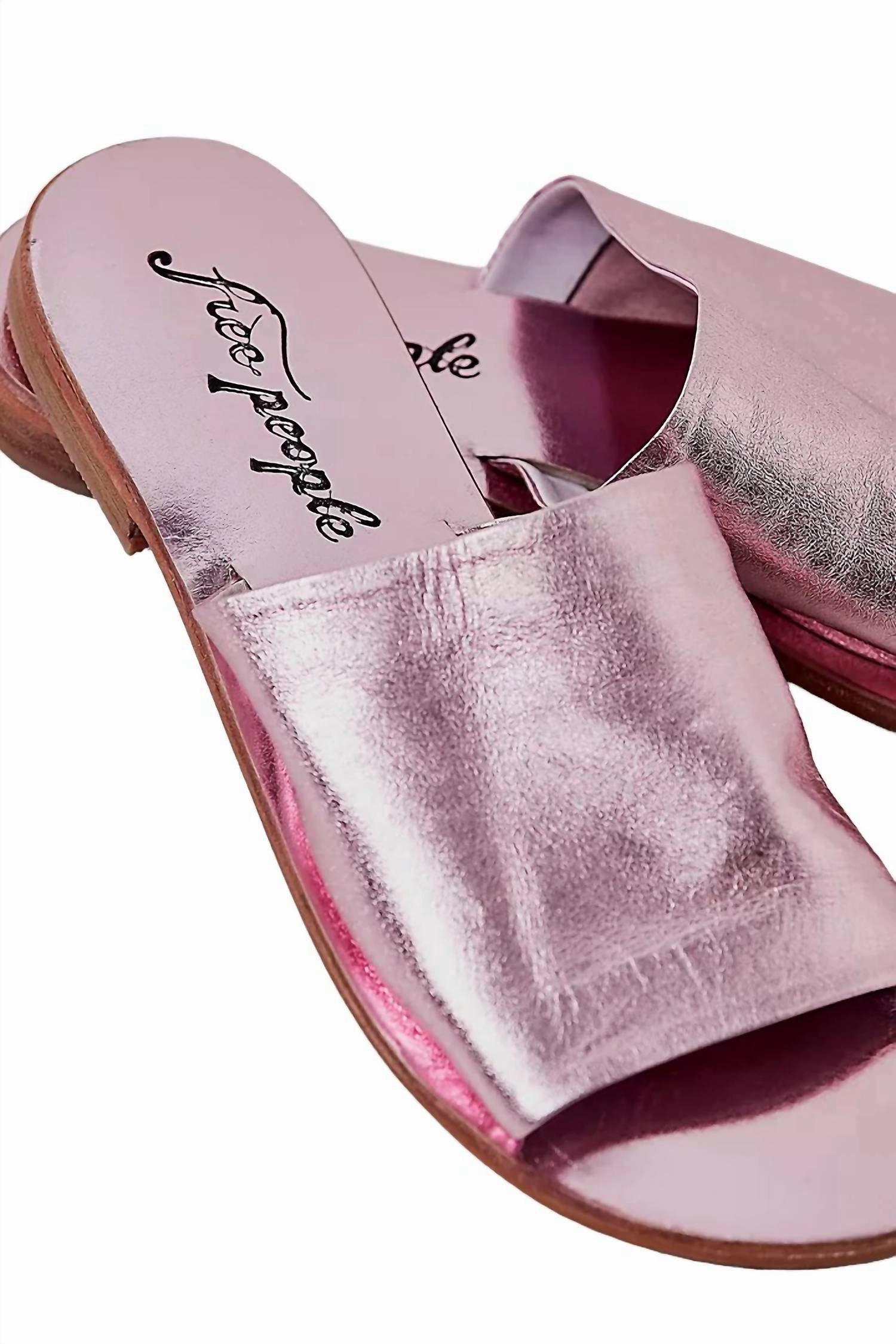 Women's Vicente Slide Sandals In Metallic Pink