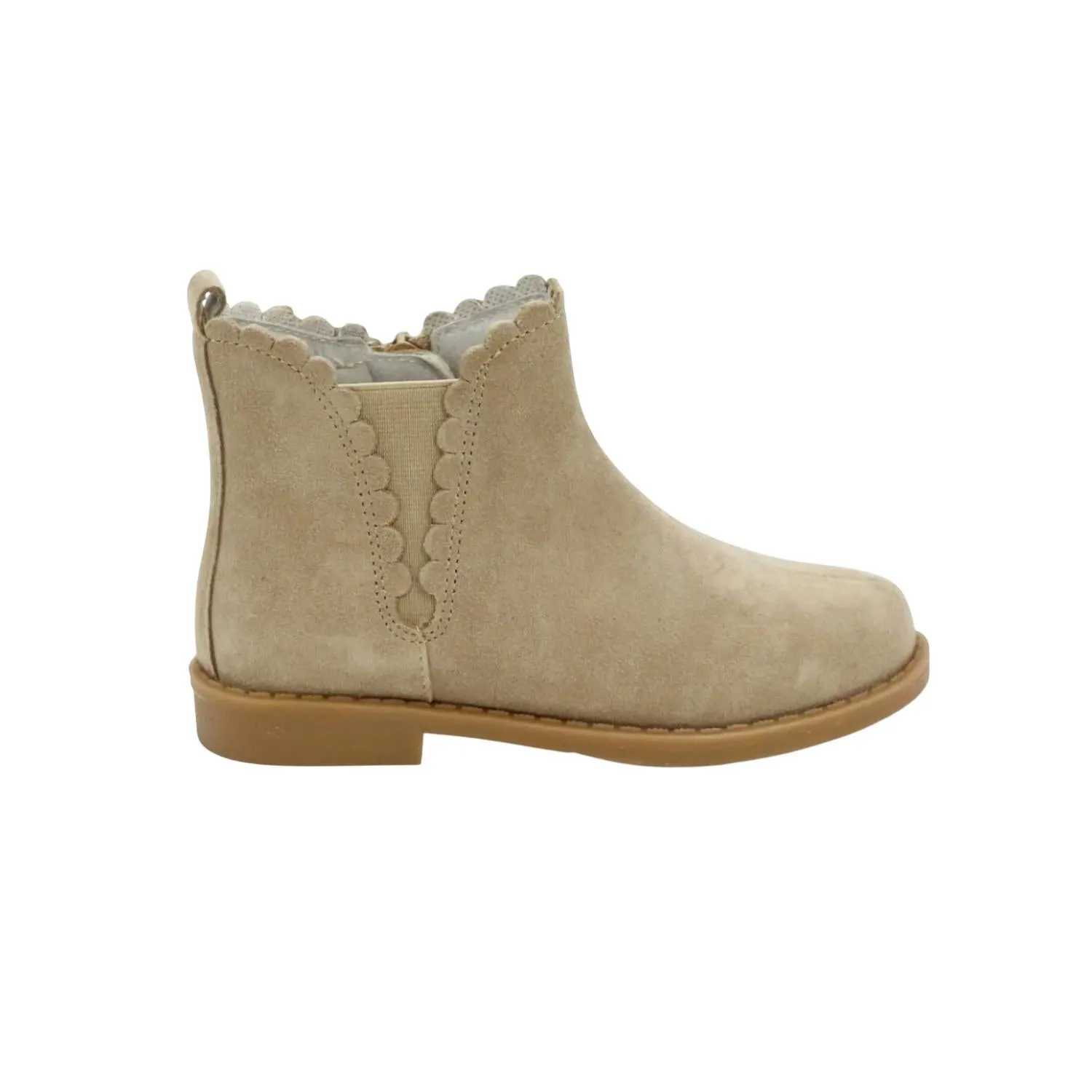 Women's Nicola Scalloped Chelsea Boot In Sand