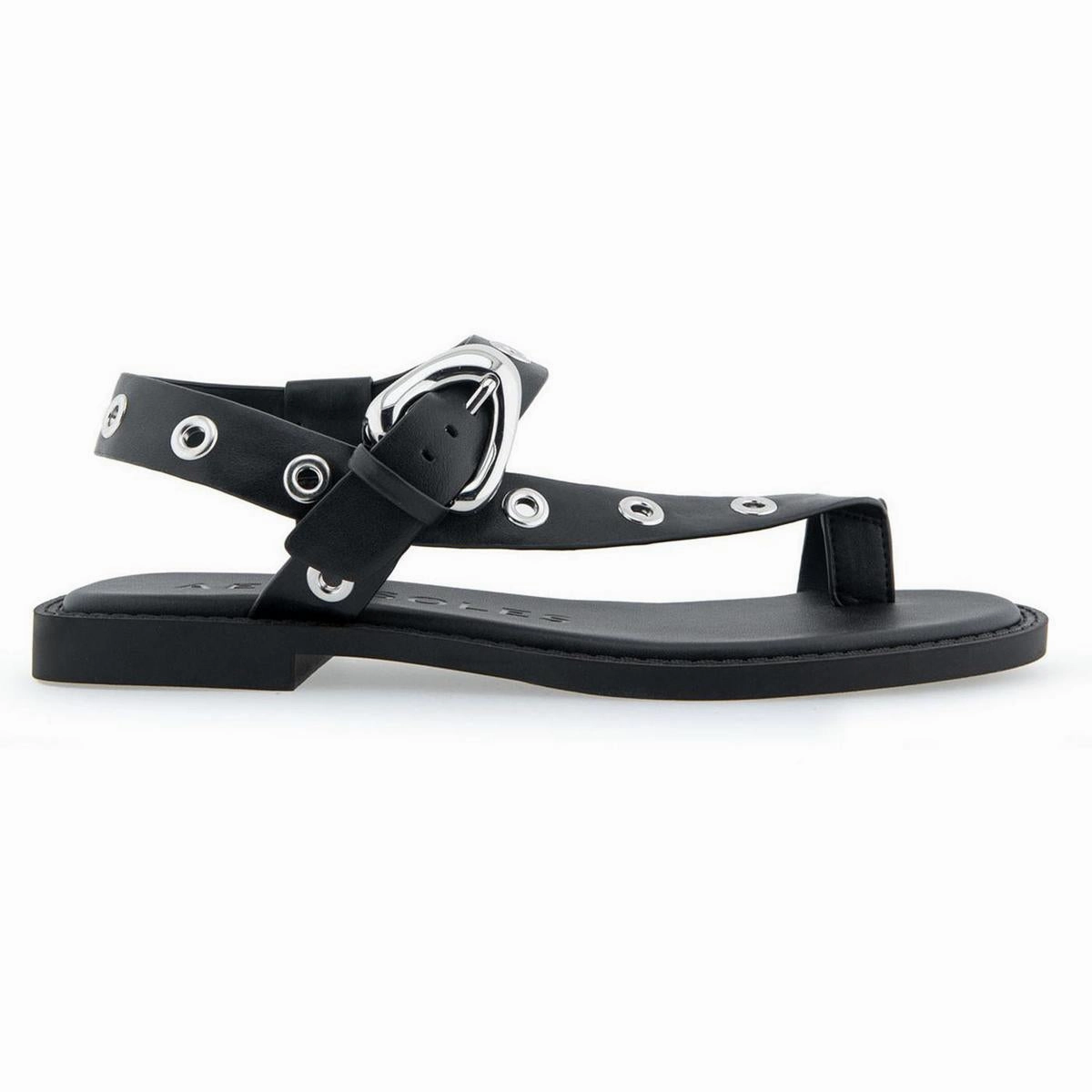 Womens Buckle Manmade Ankle Strap