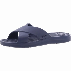 Womens Criss-Cross Slide Sandals