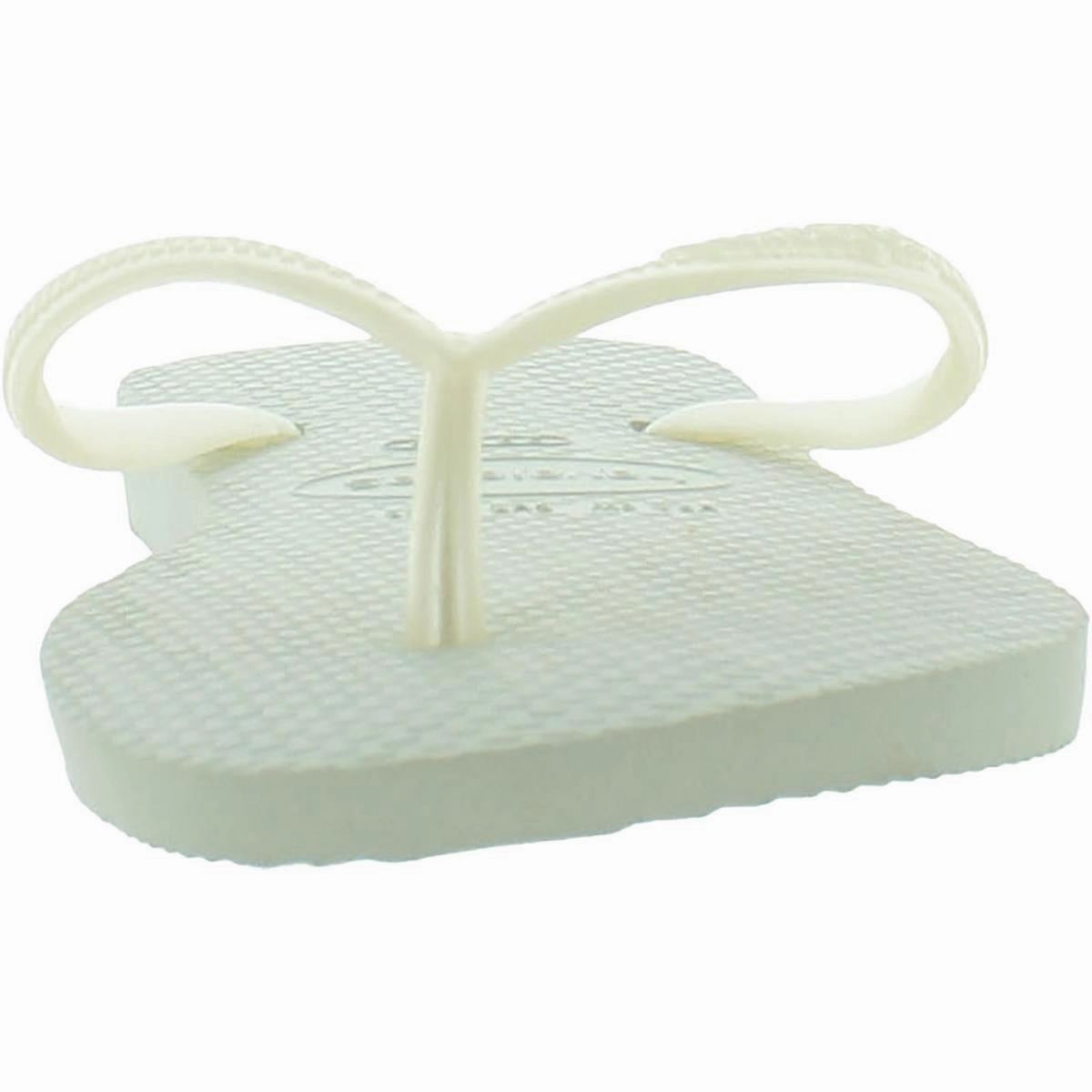 Womens Textured Flat Flip-Flops