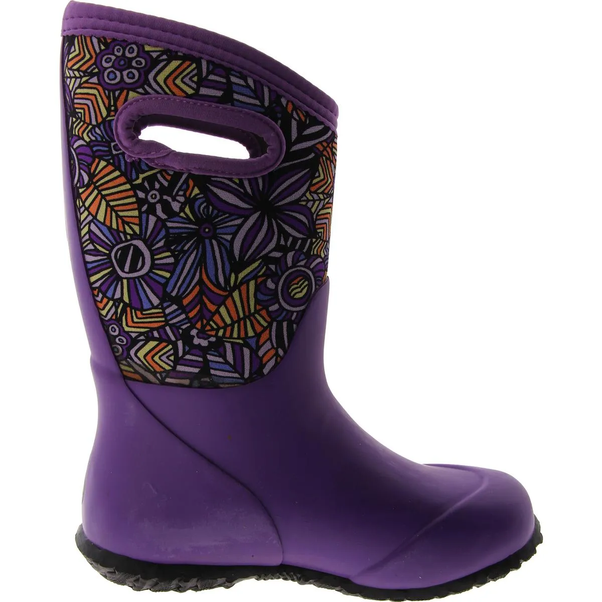 York Wild Garden Girls Little Kid Floral Print Rain Boots