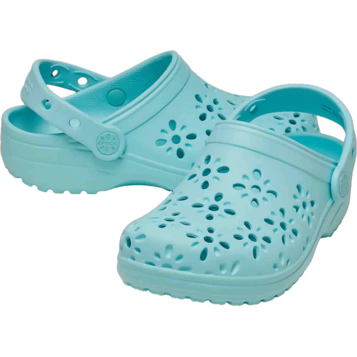 Youth Classic Floral Cut Out Clog