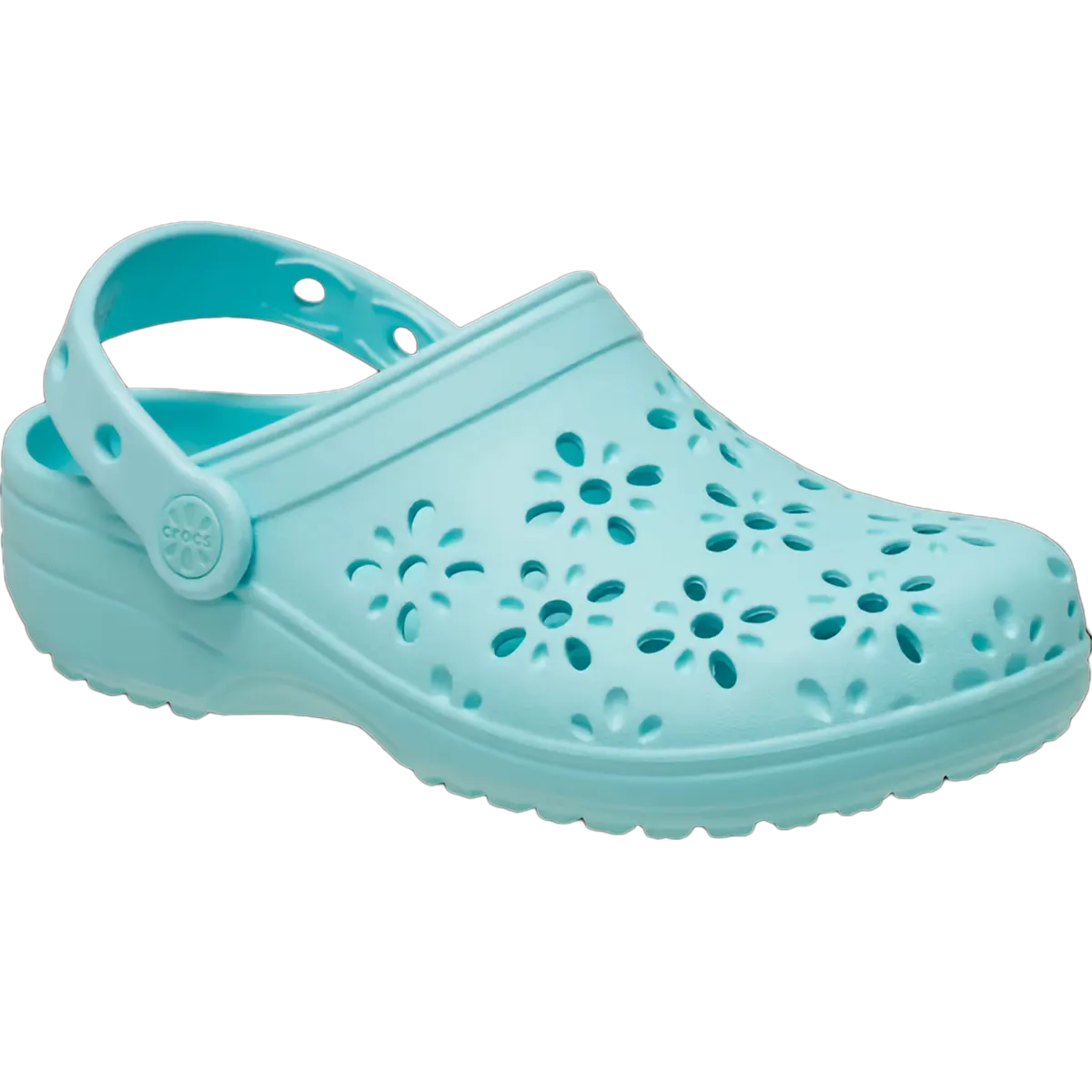 Youth Classic Floral Cut Out Clog