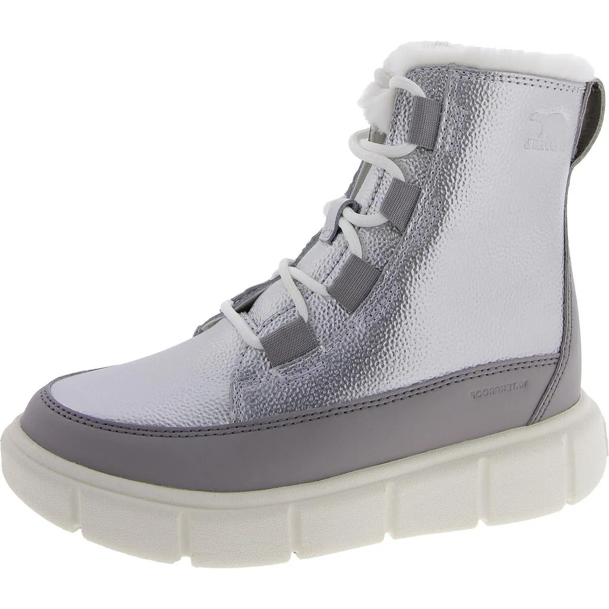 Youth Sorel Explorer II Lace WP Girls Faux Leather Padded Insole Waterproof & Weather Resistant