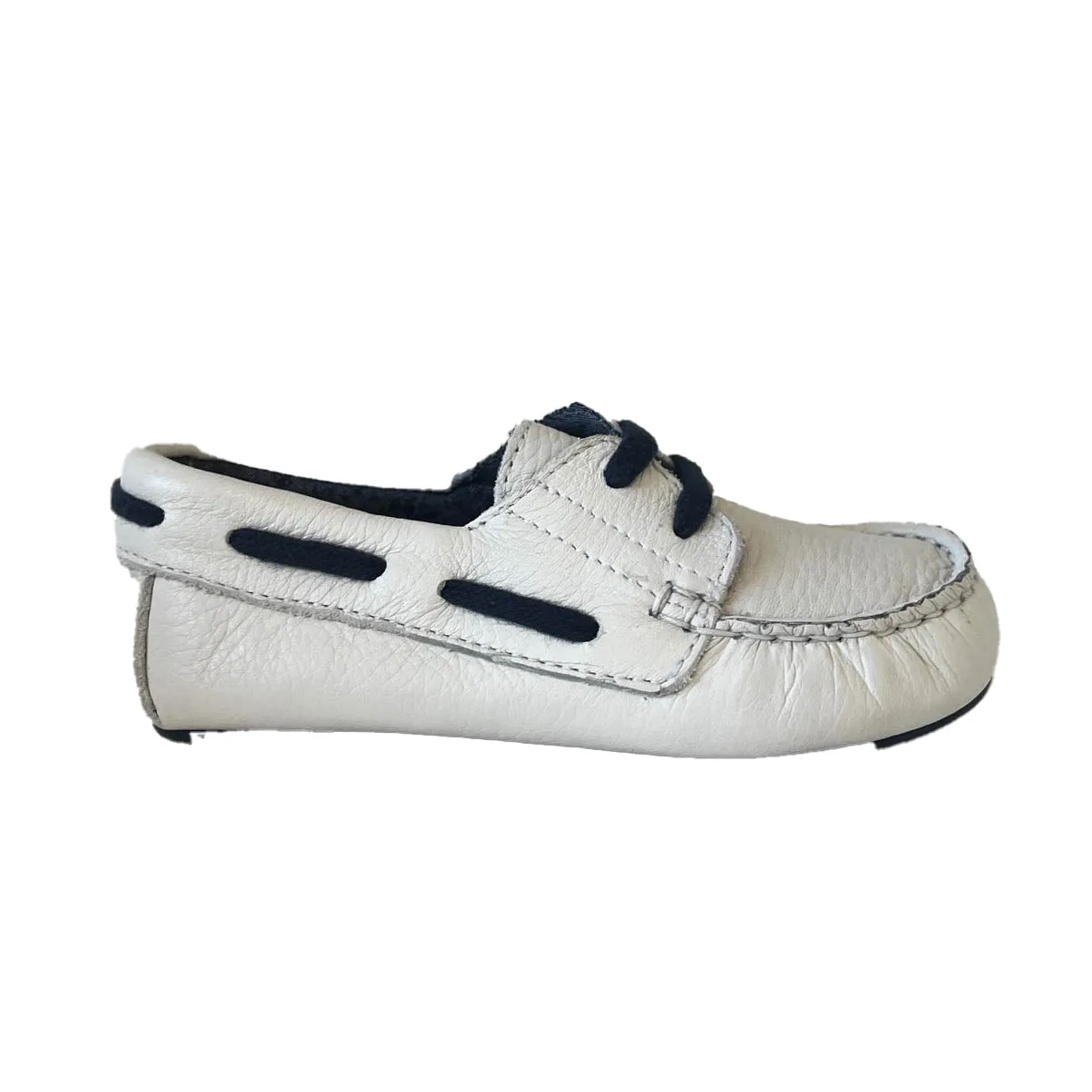 Zara Boys Ivory | Blue Shoes